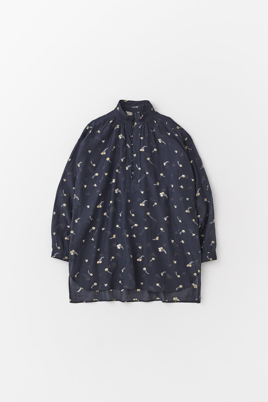 Mimi Collar Gathered Shirt