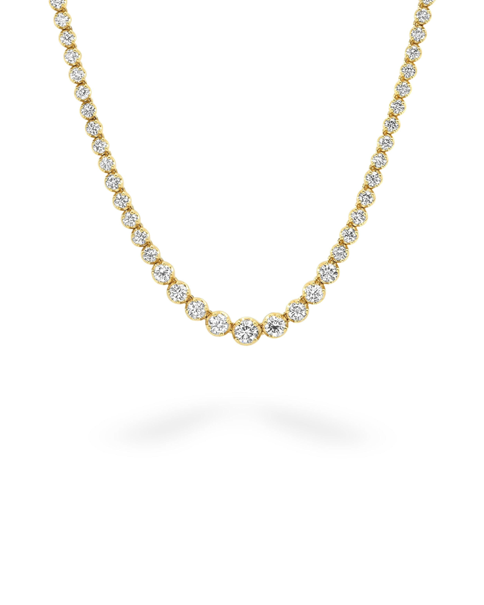 18K Yellow Gold Graduated 16" Buttercup Necklace