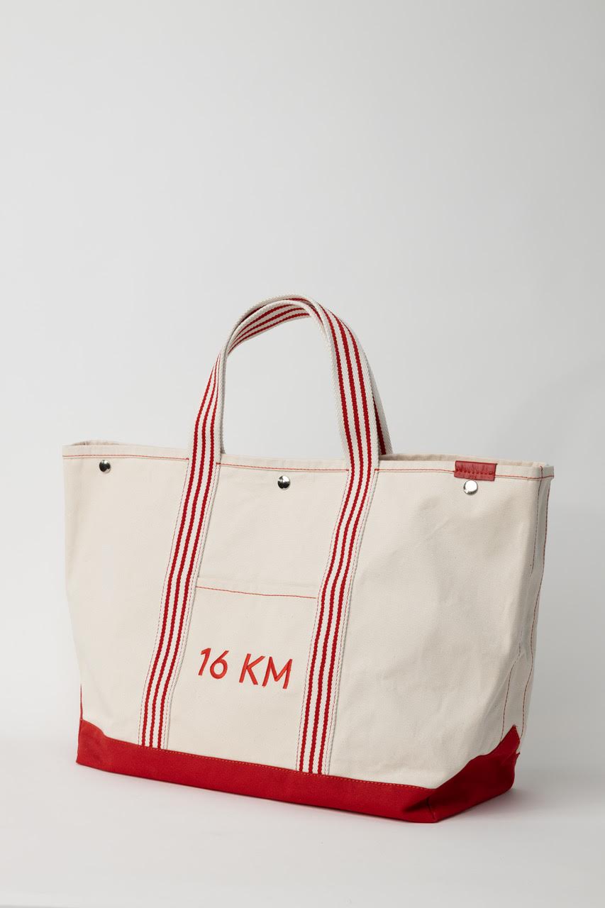 16 KM Canvas Tote Bag Solid