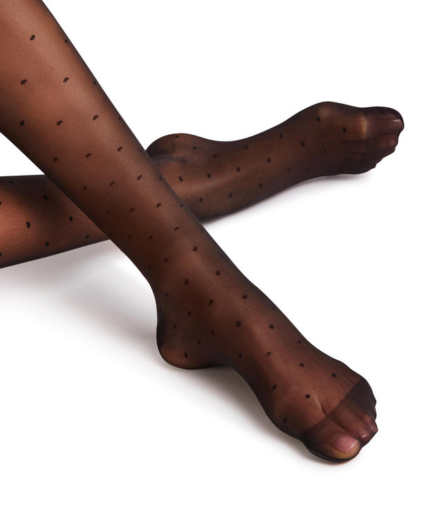 Dot 15 Den Tights in Black