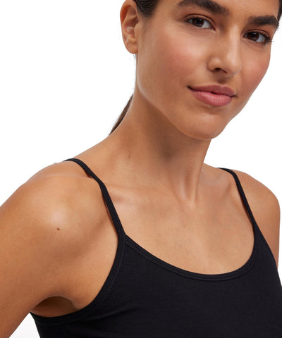 Women Top Round-Neck Daily Climate Control in Black