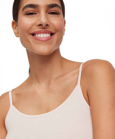 Women Top Round-Neck Daily Climate Control in Oatmeal