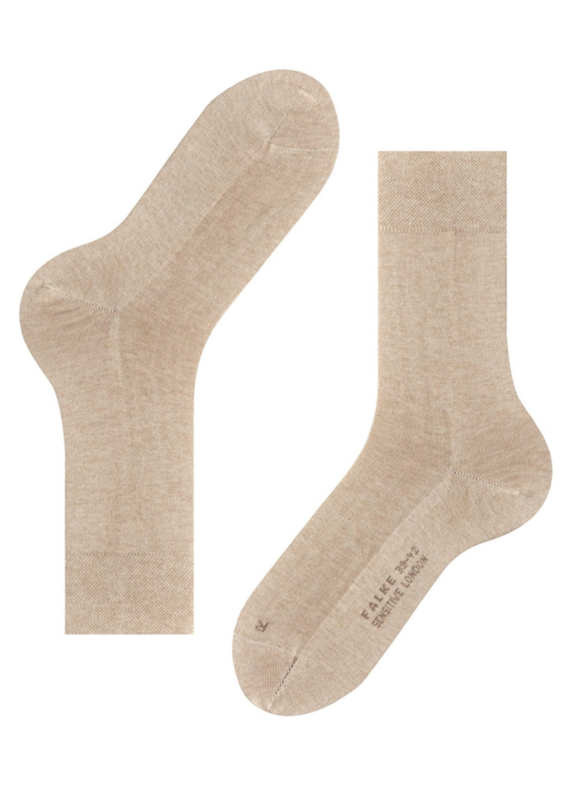 Sensitive London Men Socks in Sand Melange