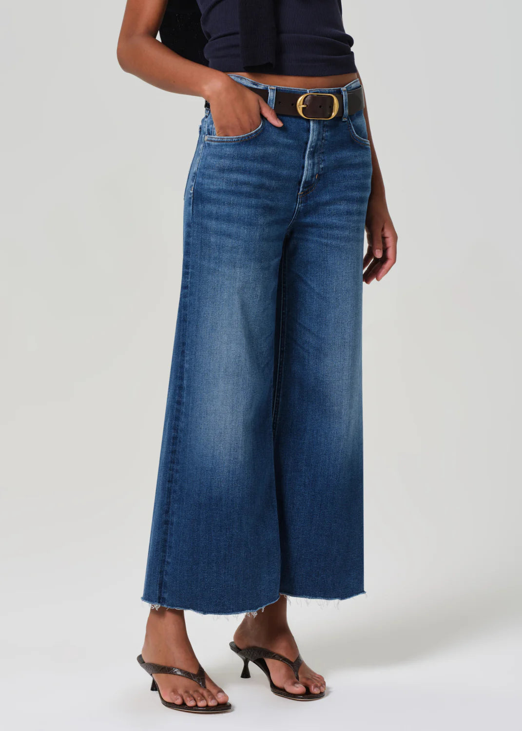 Lyra Wide Leg Crop in Ambry