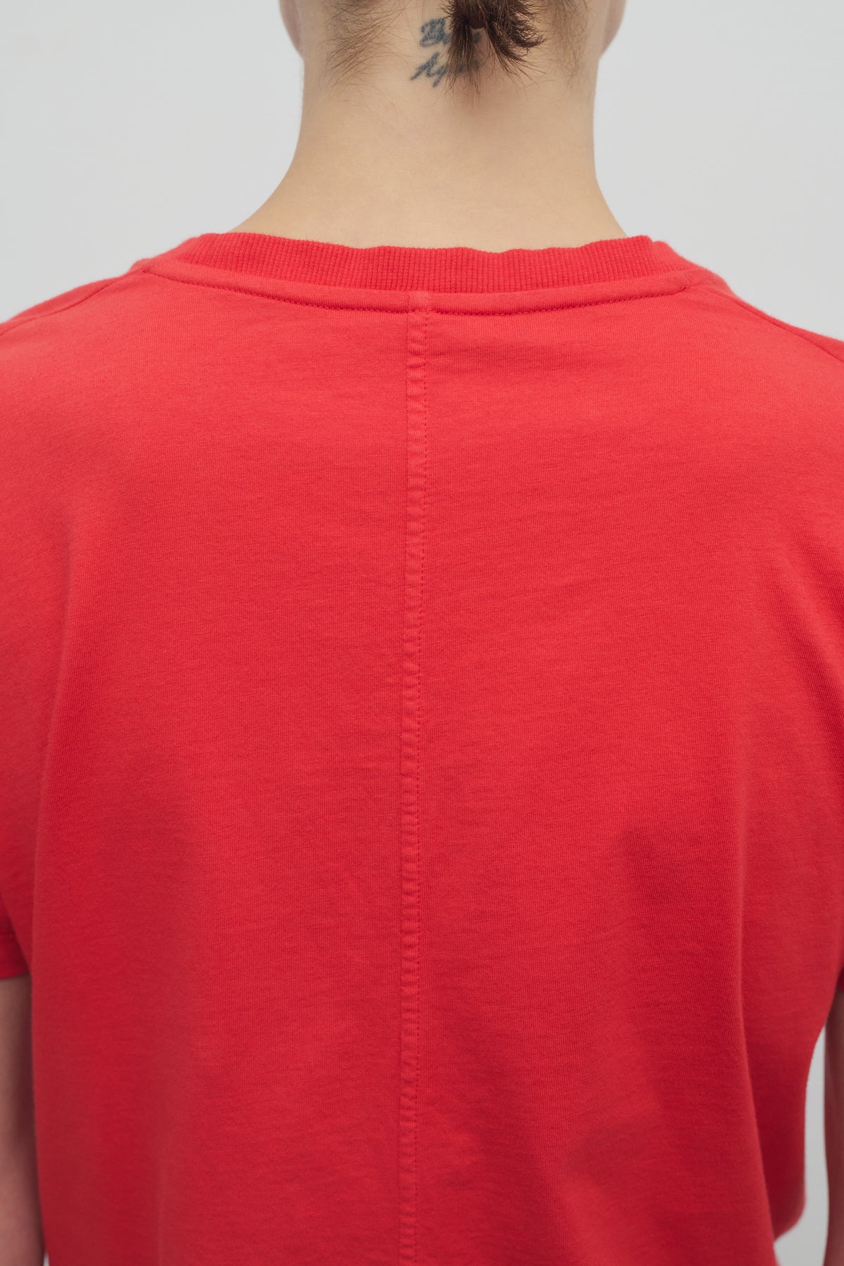 Florie Top in Cotton - Tomato Red