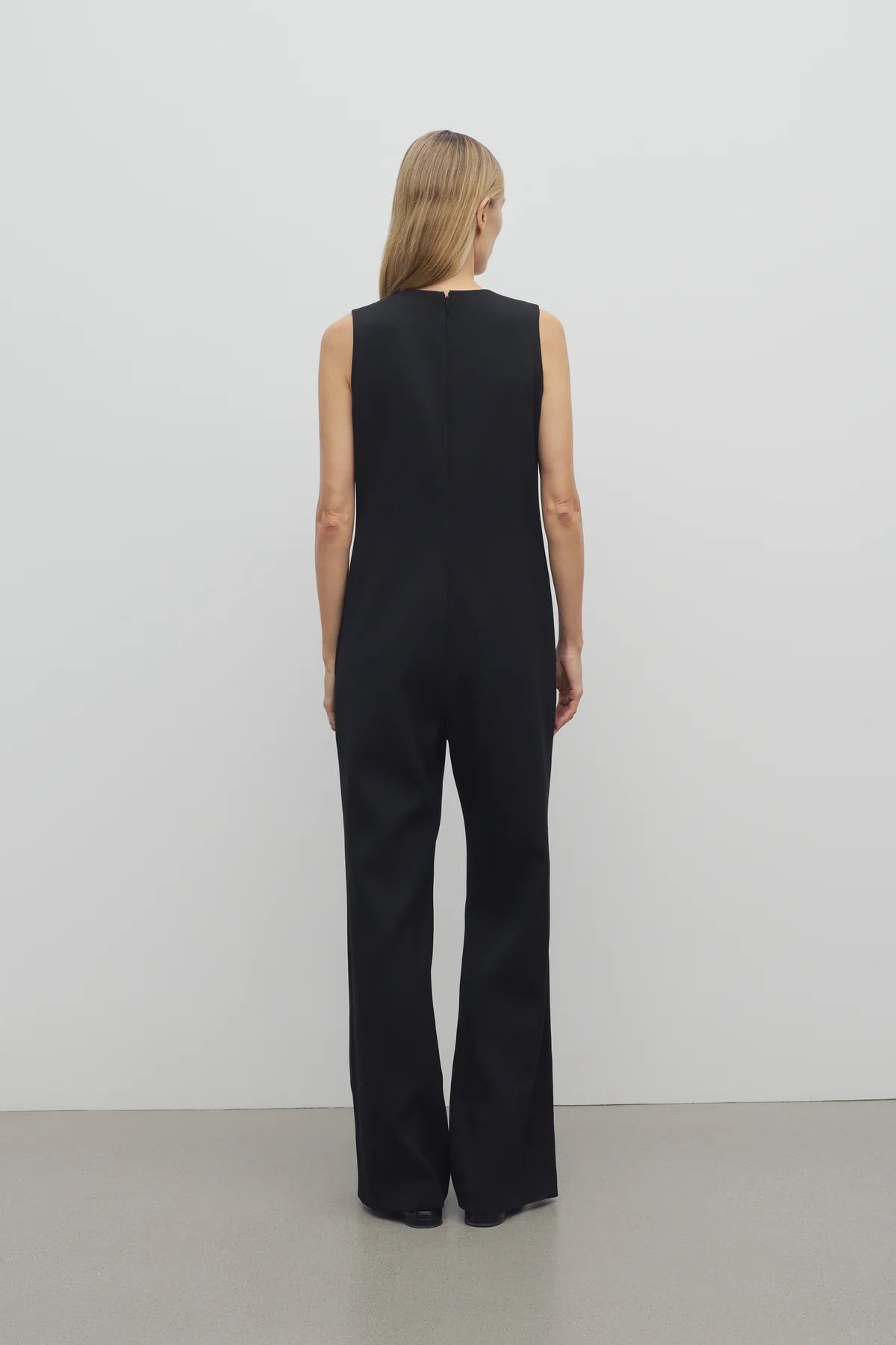 Levante Jumpsuit in Wool - Black