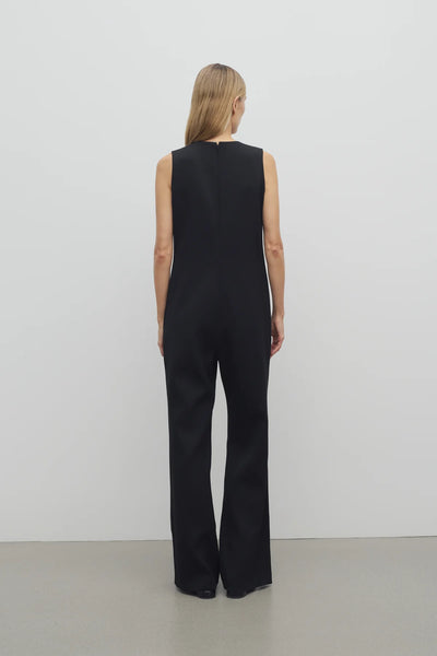 Levante Jumpsuit in Wool - Black