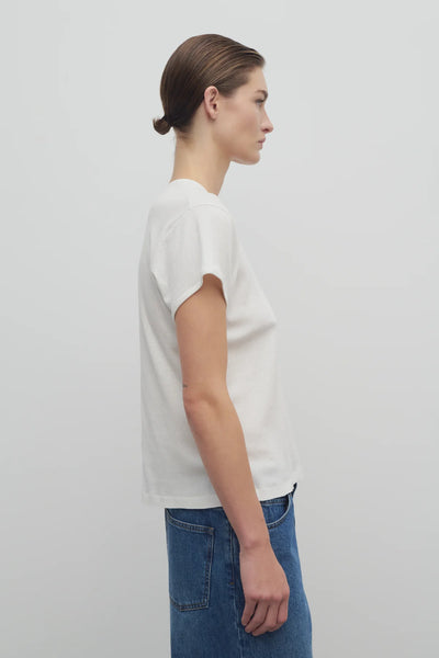 Nimbus Top in Cotton - White