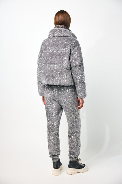 Sequin Knitted Sweatpants