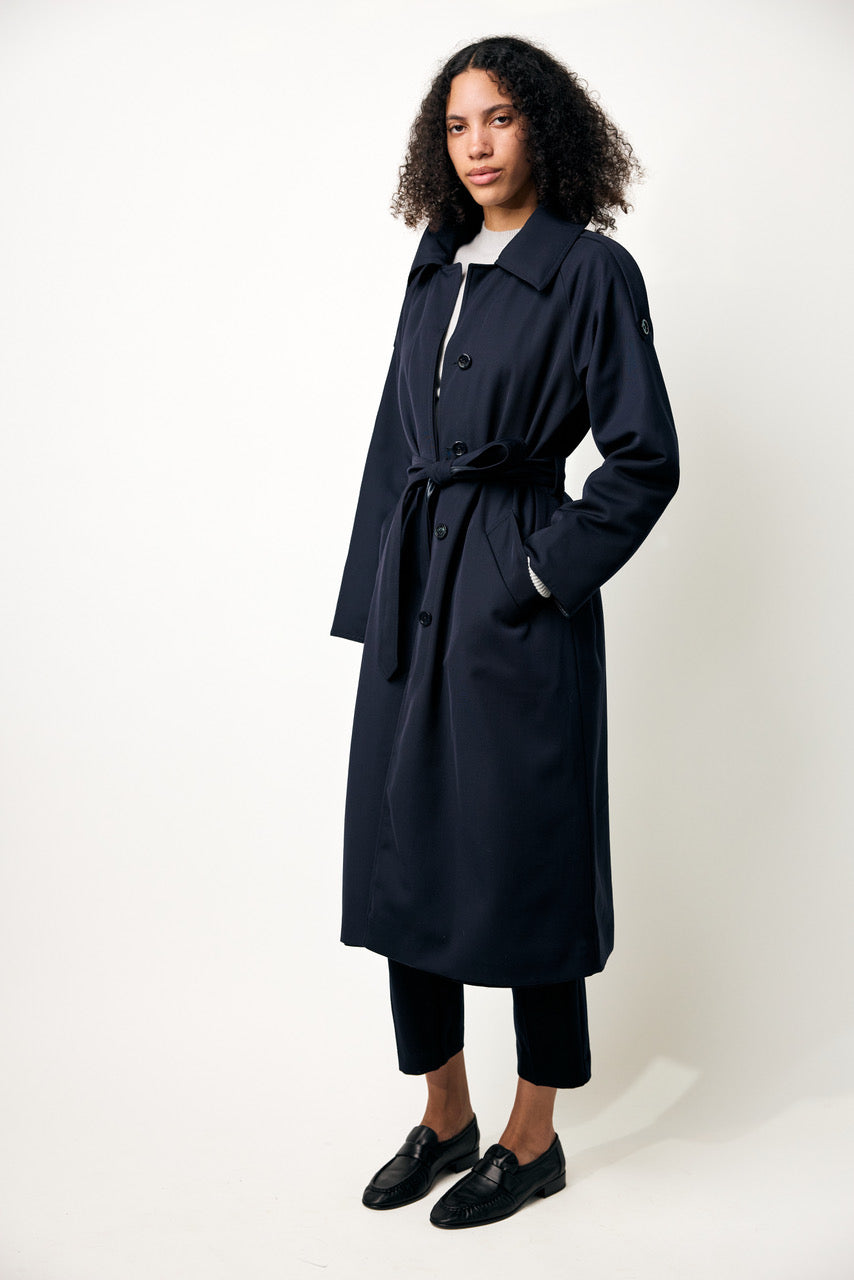 Reversible Coat in Estethia and Nylon Ultralight