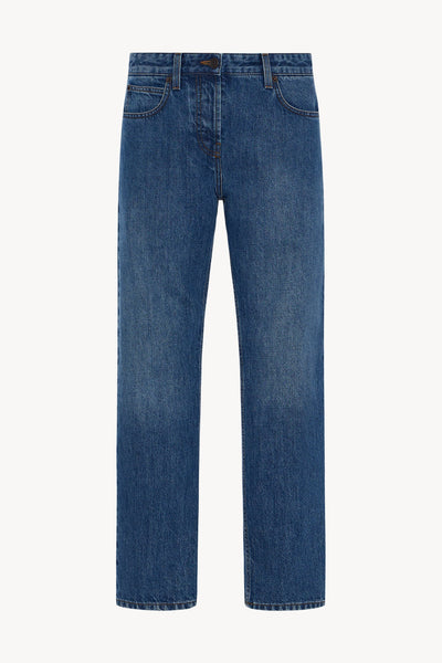 Riaco Jean in Cotton - Washed Blue