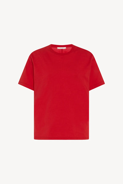 Florie Top in Cotton - Tomato Red