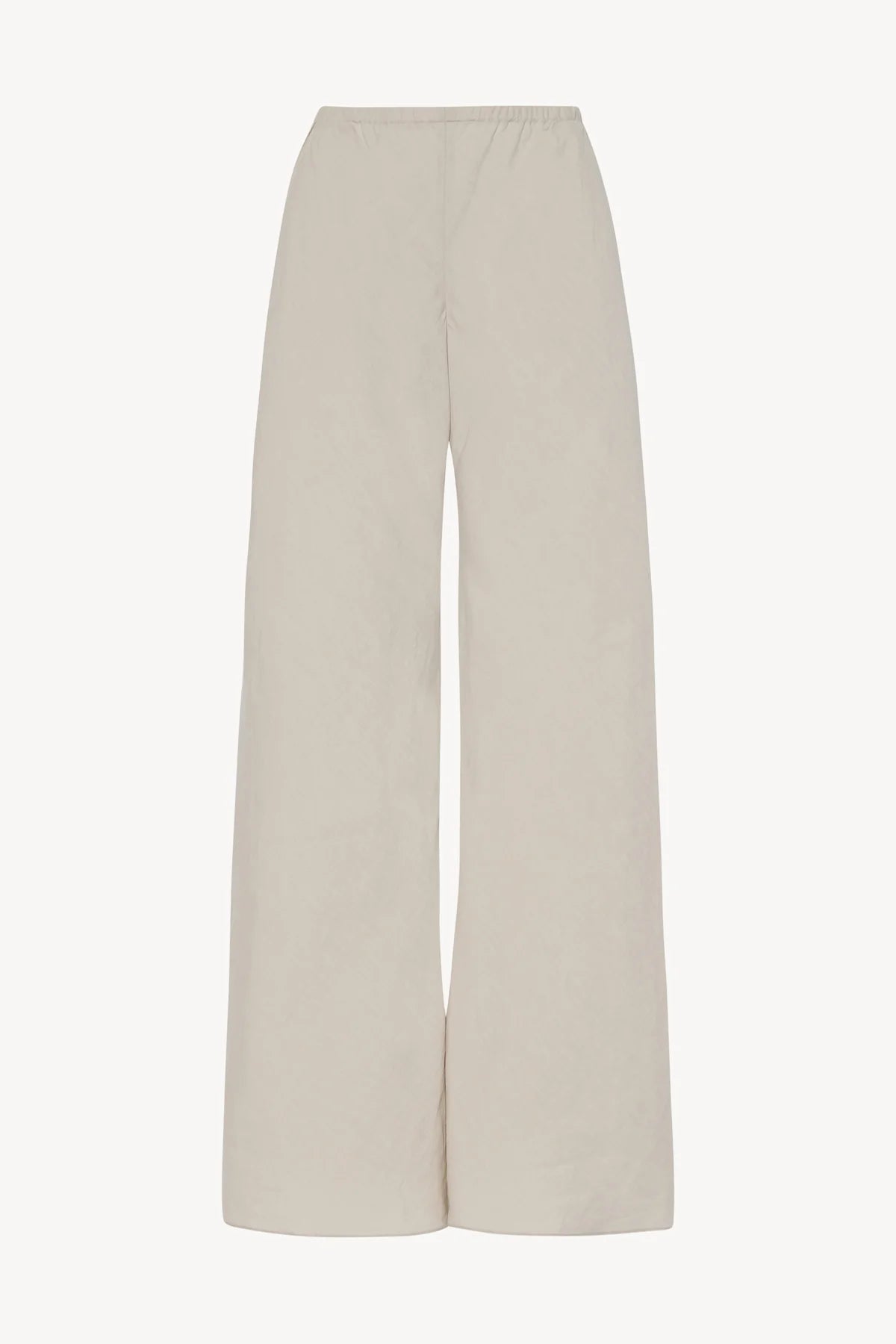 Gala Pant in Silk and Linen - Pearl Grey