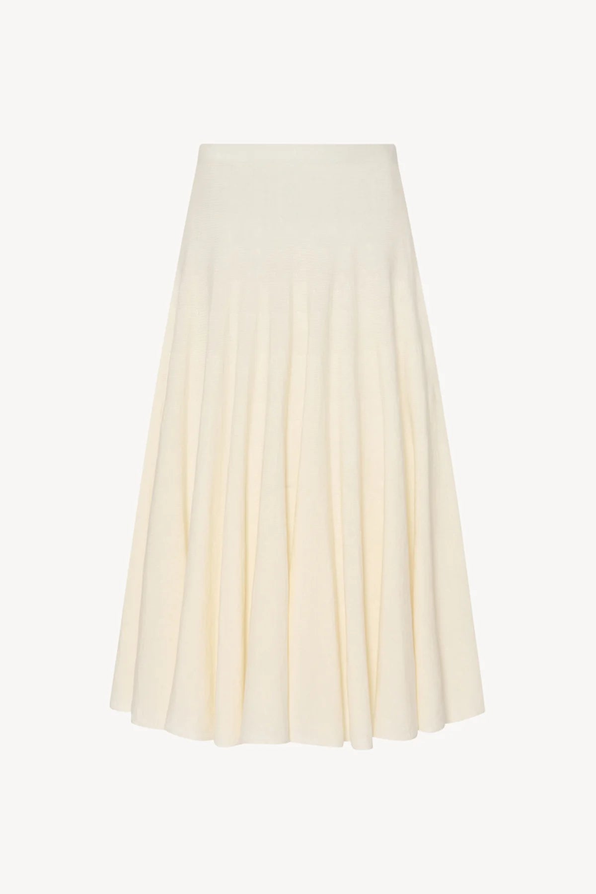 Jaliah Skirt in Cotton and Linen - White