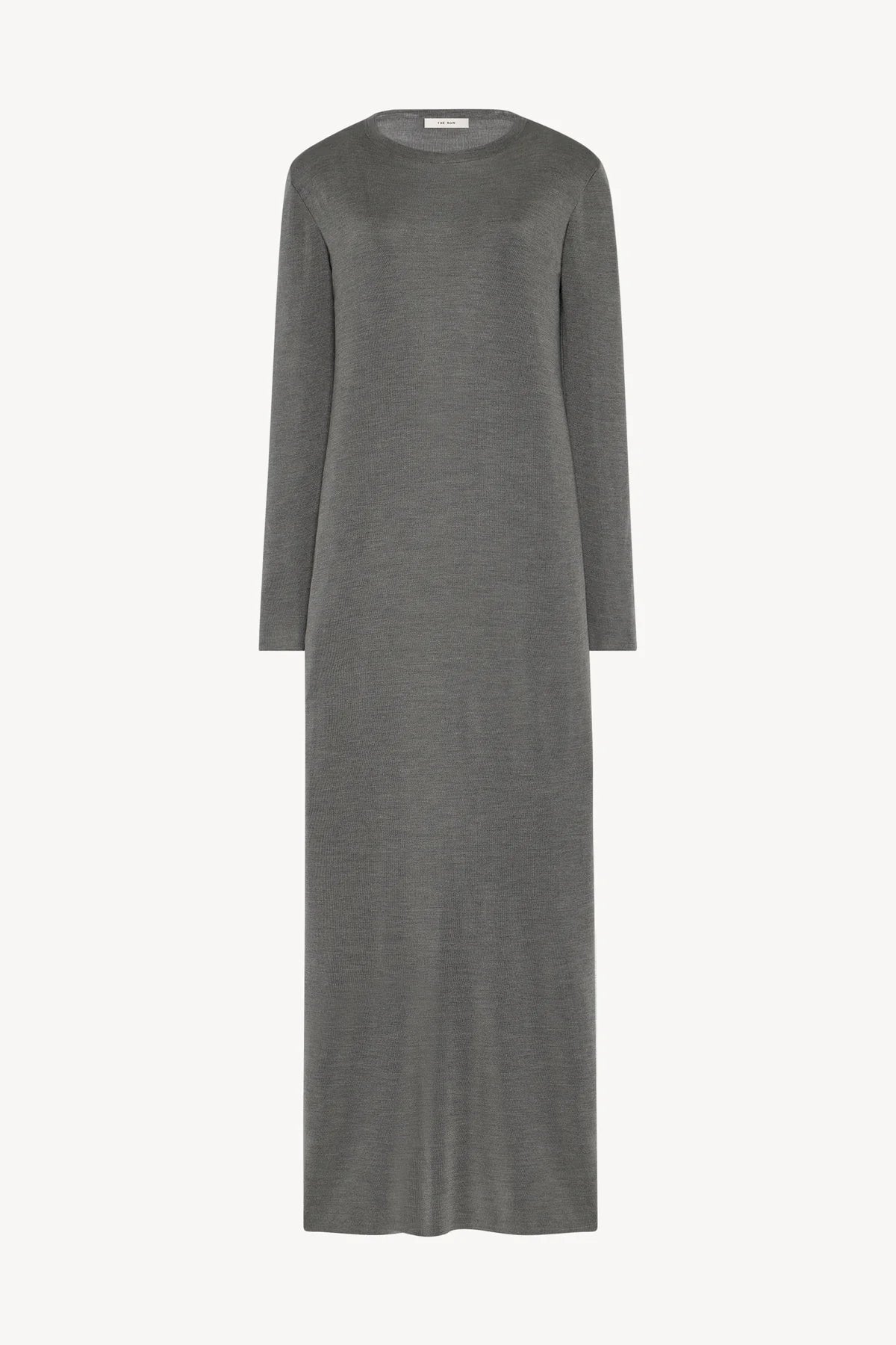 Jazmin Dress in Silk - Grey Melange