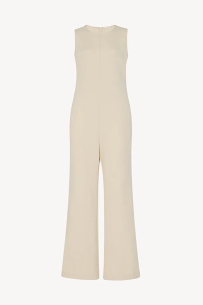 Levante Jumpsuit in Wool - Ivory