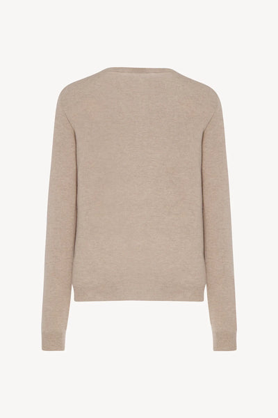 Jazor Sweater in Cashmere - Beige Melange