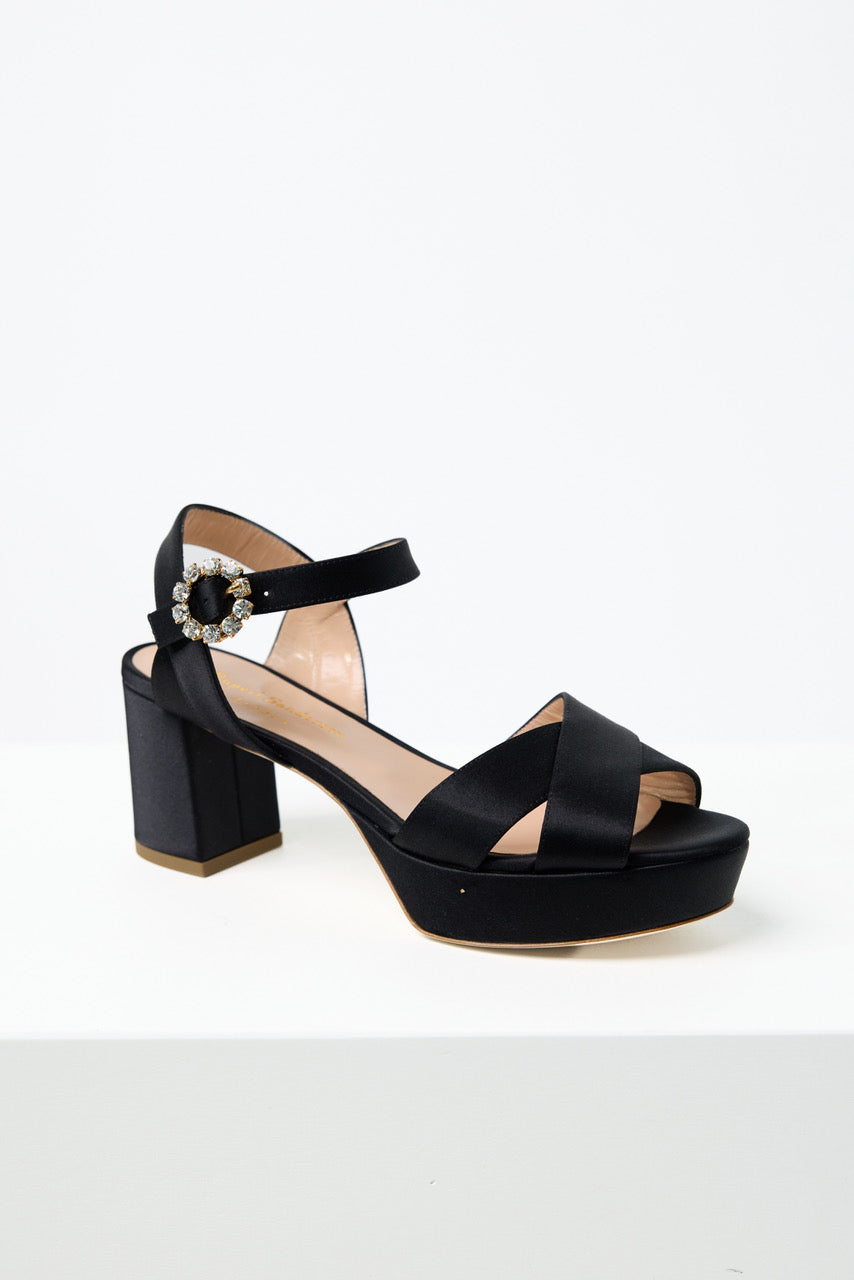 Diedre Crystal Platform Sandal