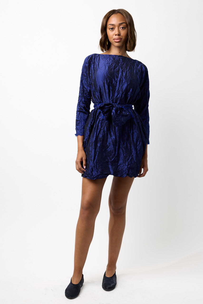 Washed Silk Mini Dress