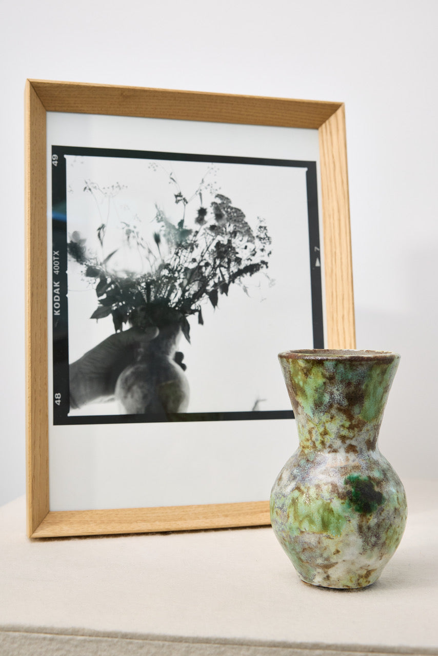 Vallauris Ceramic Vase and Silver Gelatin Print Photography