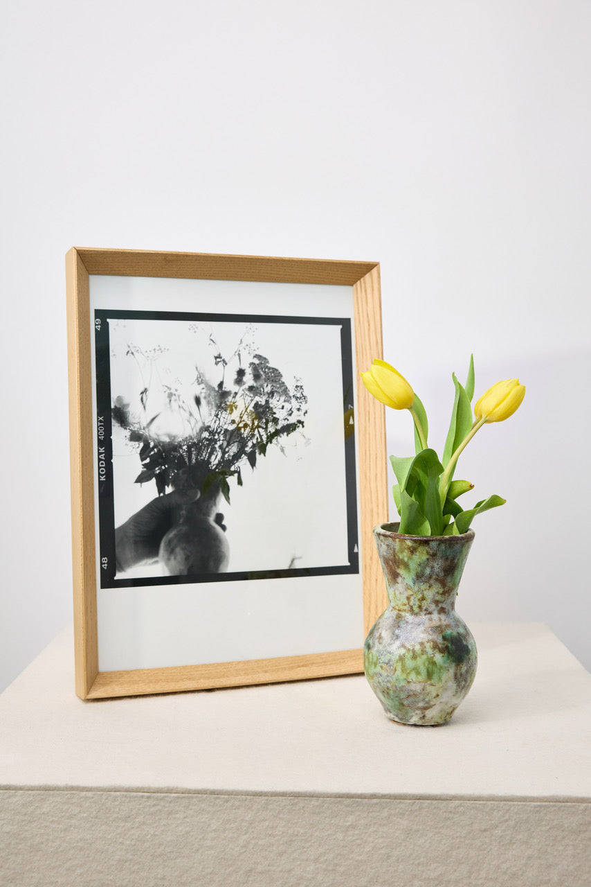 Vallauris Ceramic Vase and Silver Gelatin Print Photography