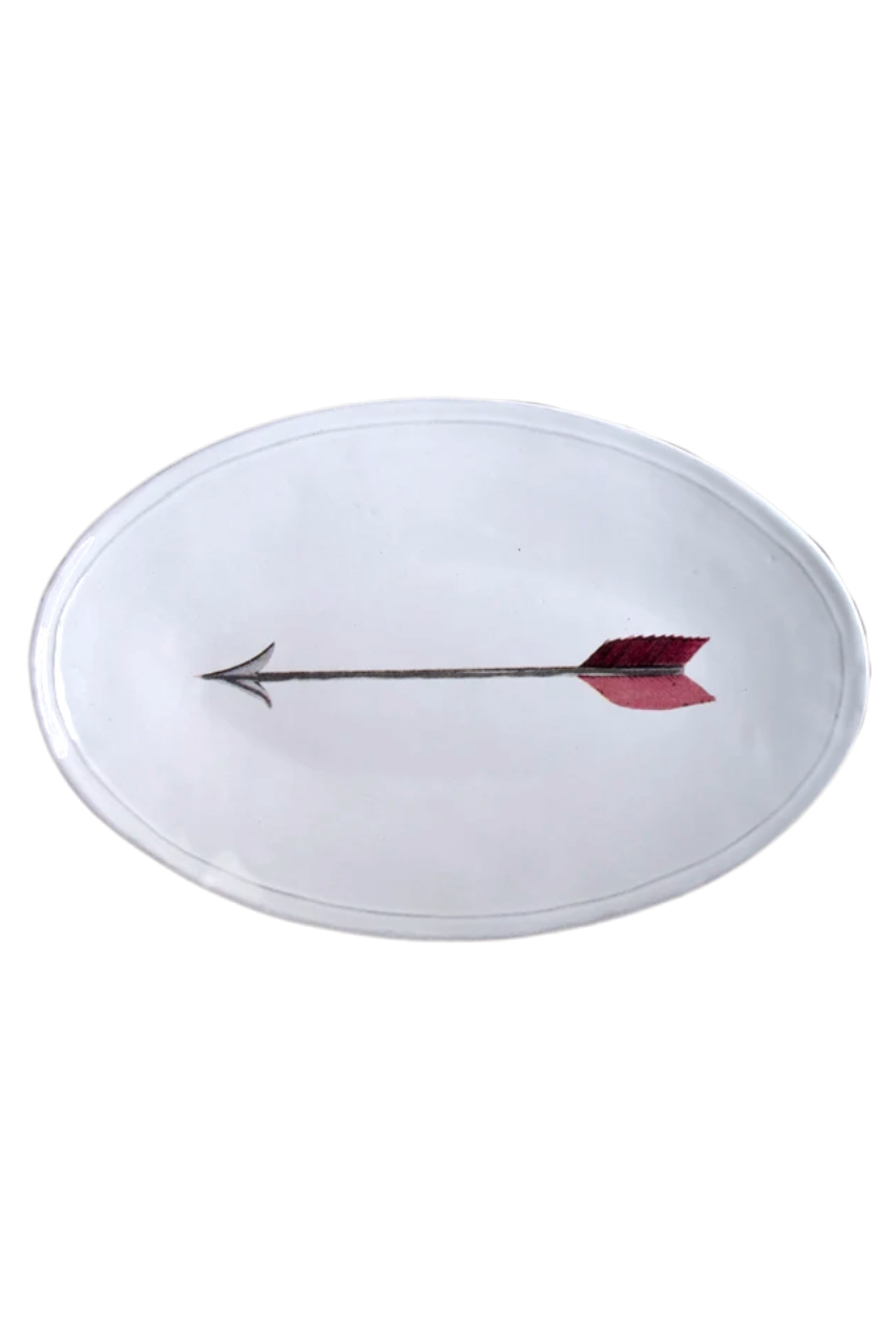 Oval Arrow Platter