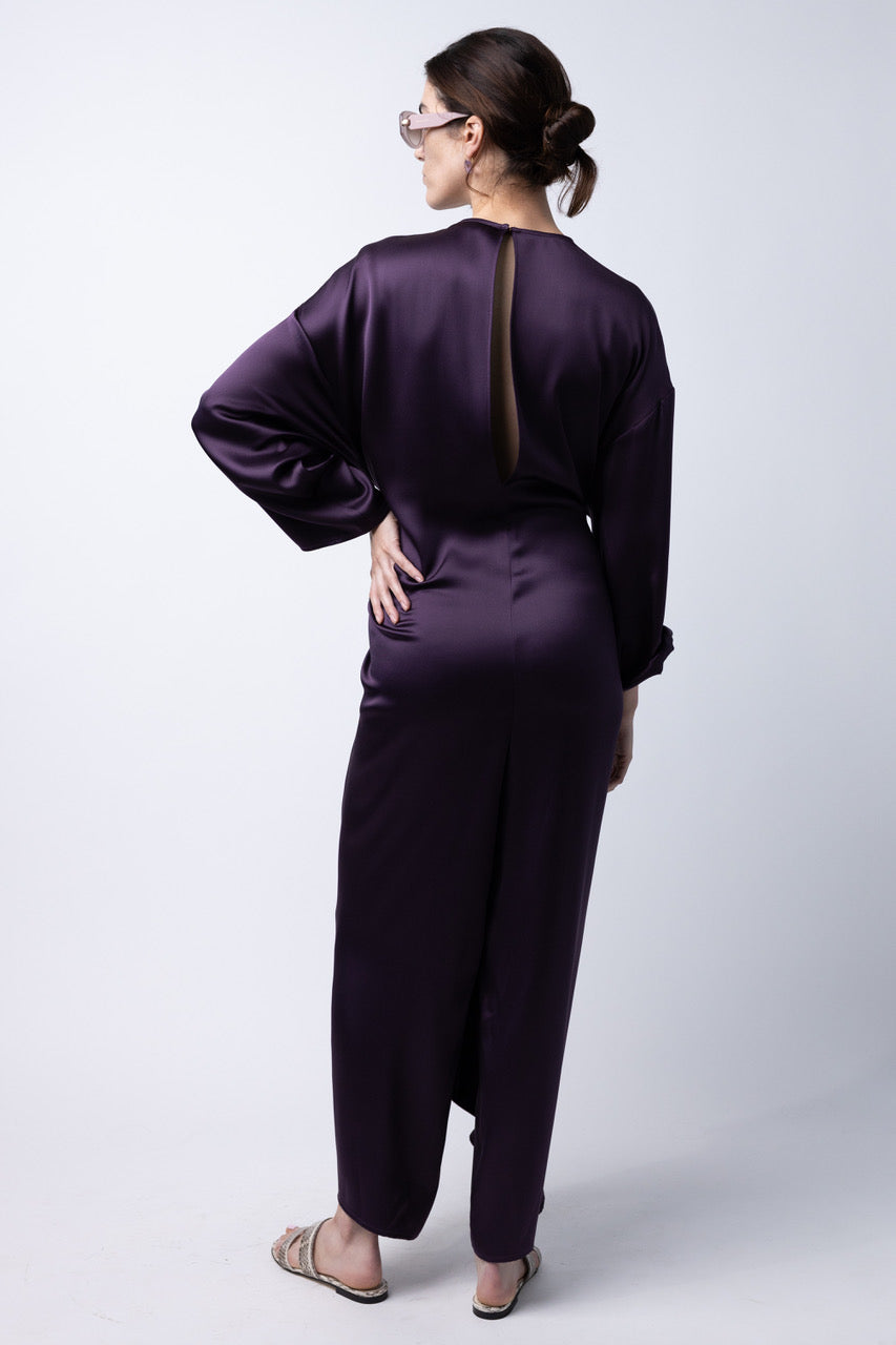 Silk Knotted Jumpsuit