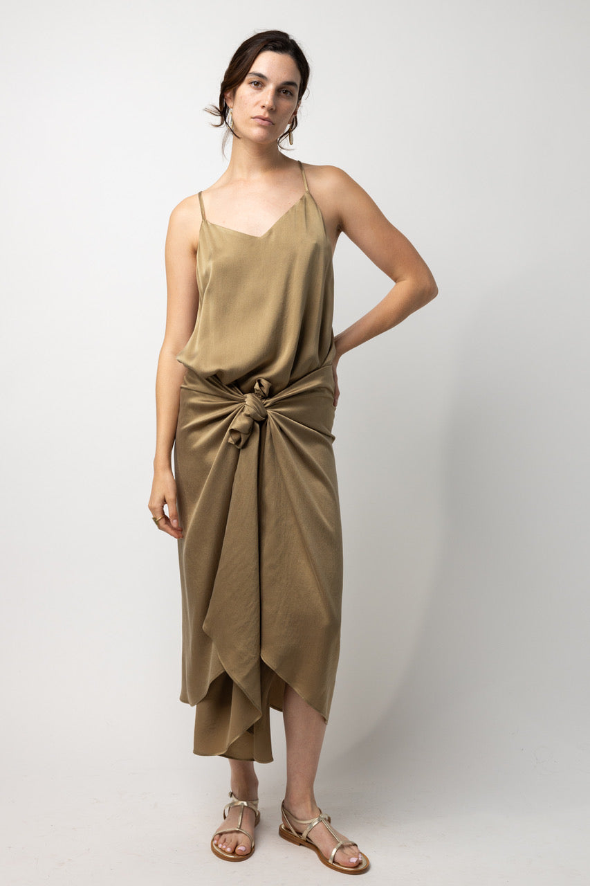 Square Silk Dress