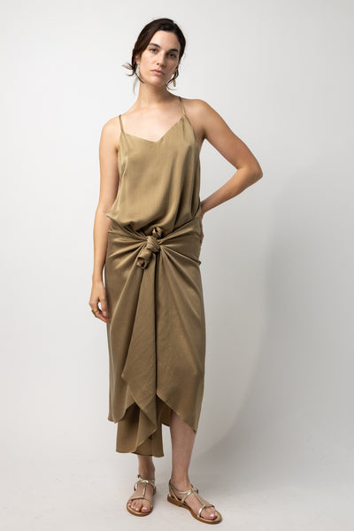 Square Silk Dress