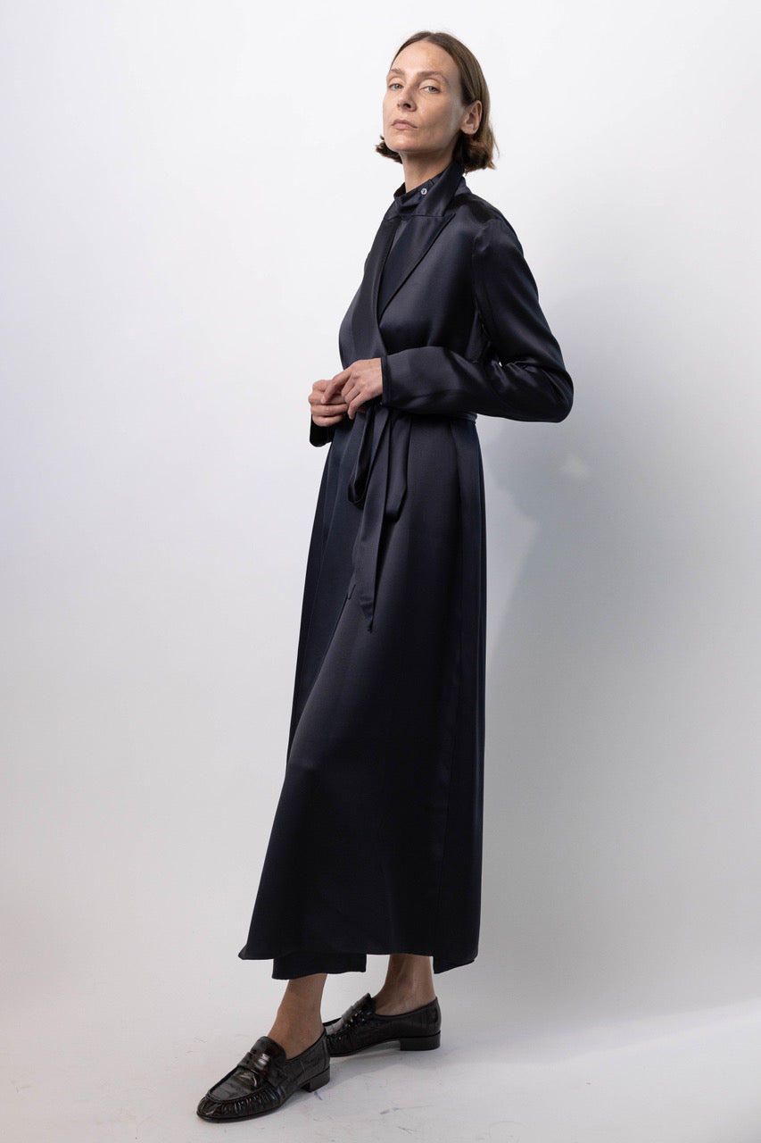 Long Silk Coat