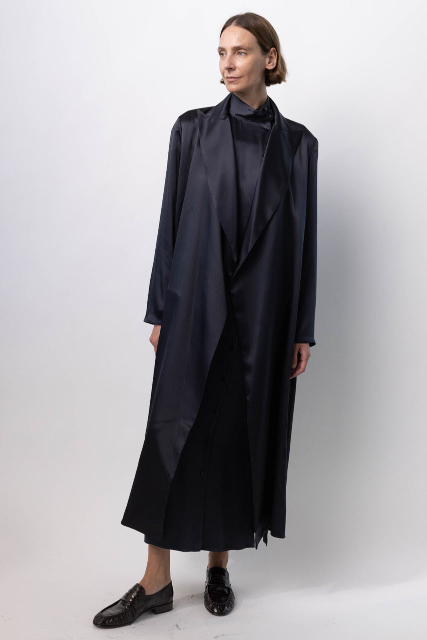 Long Silk Coat