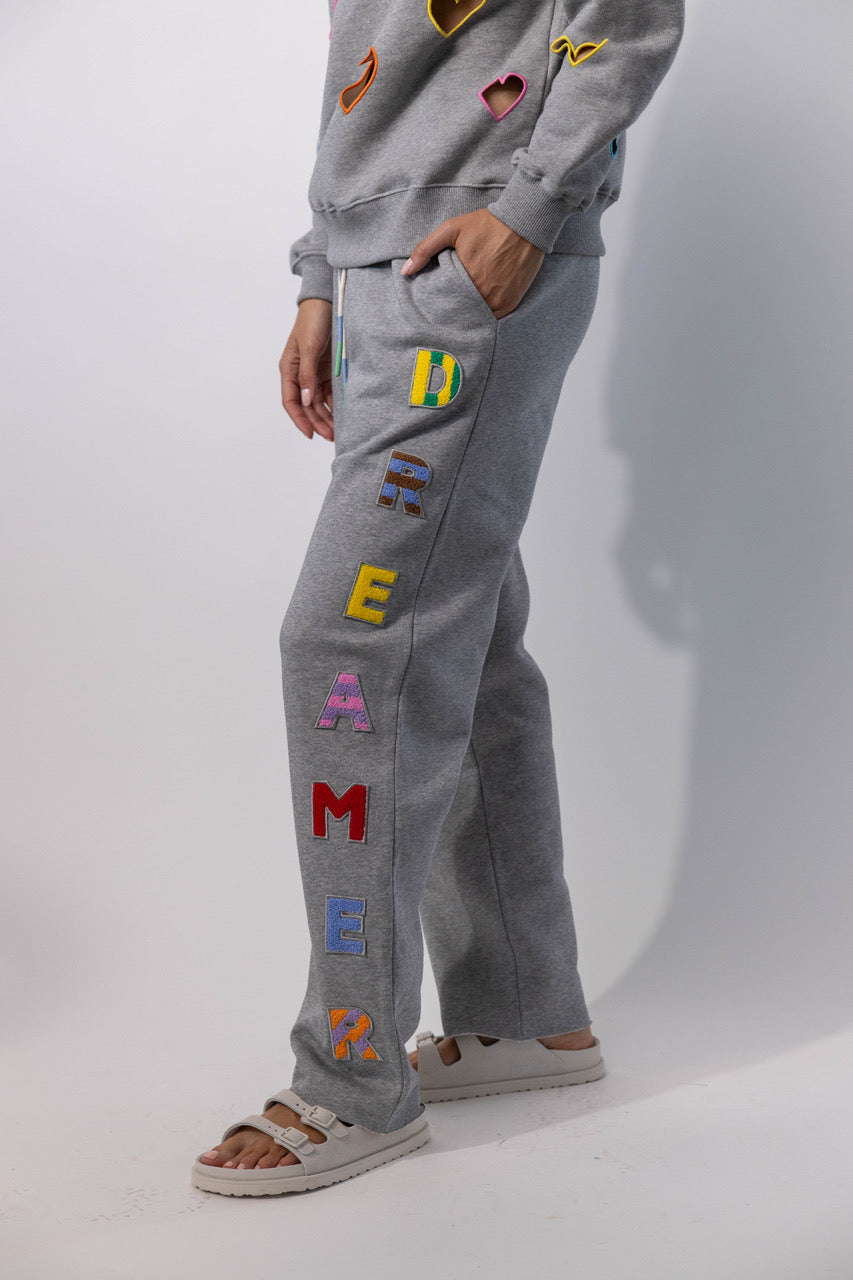 Embroidered Joggers