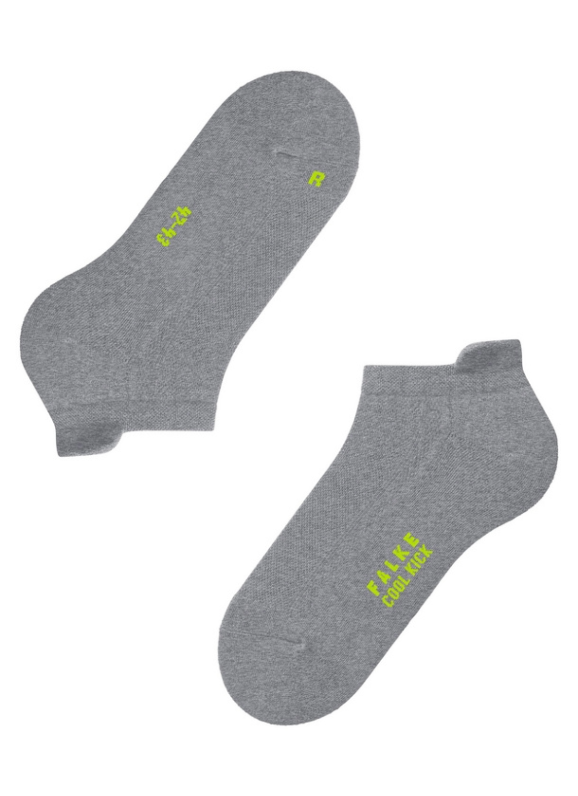 Cool Kick Unisex Sneaker Sock in Light Grey