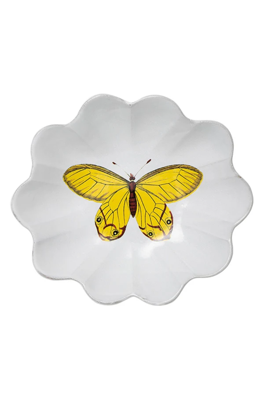 Deep Yellow Butterfly Platter