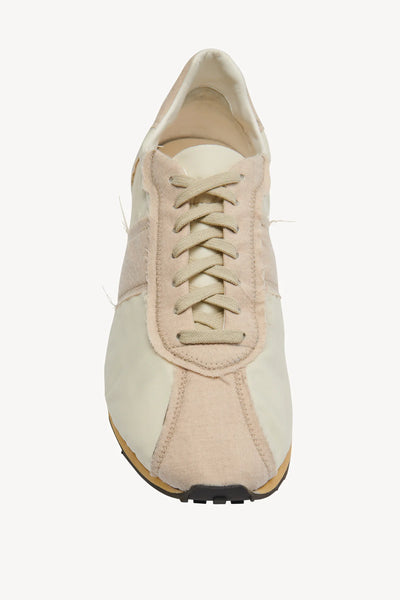 Mica Sneaker in Beige Cashmere and Nylon