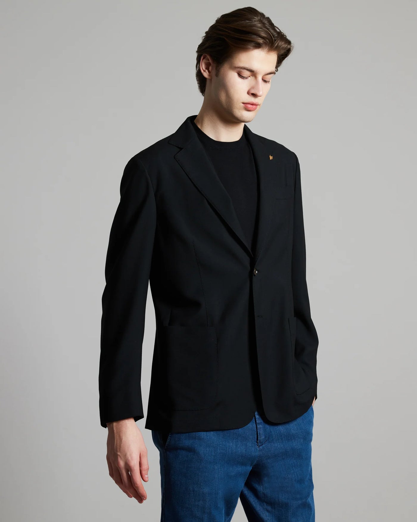 Cashmere 4.0 Robert Blazer in Black