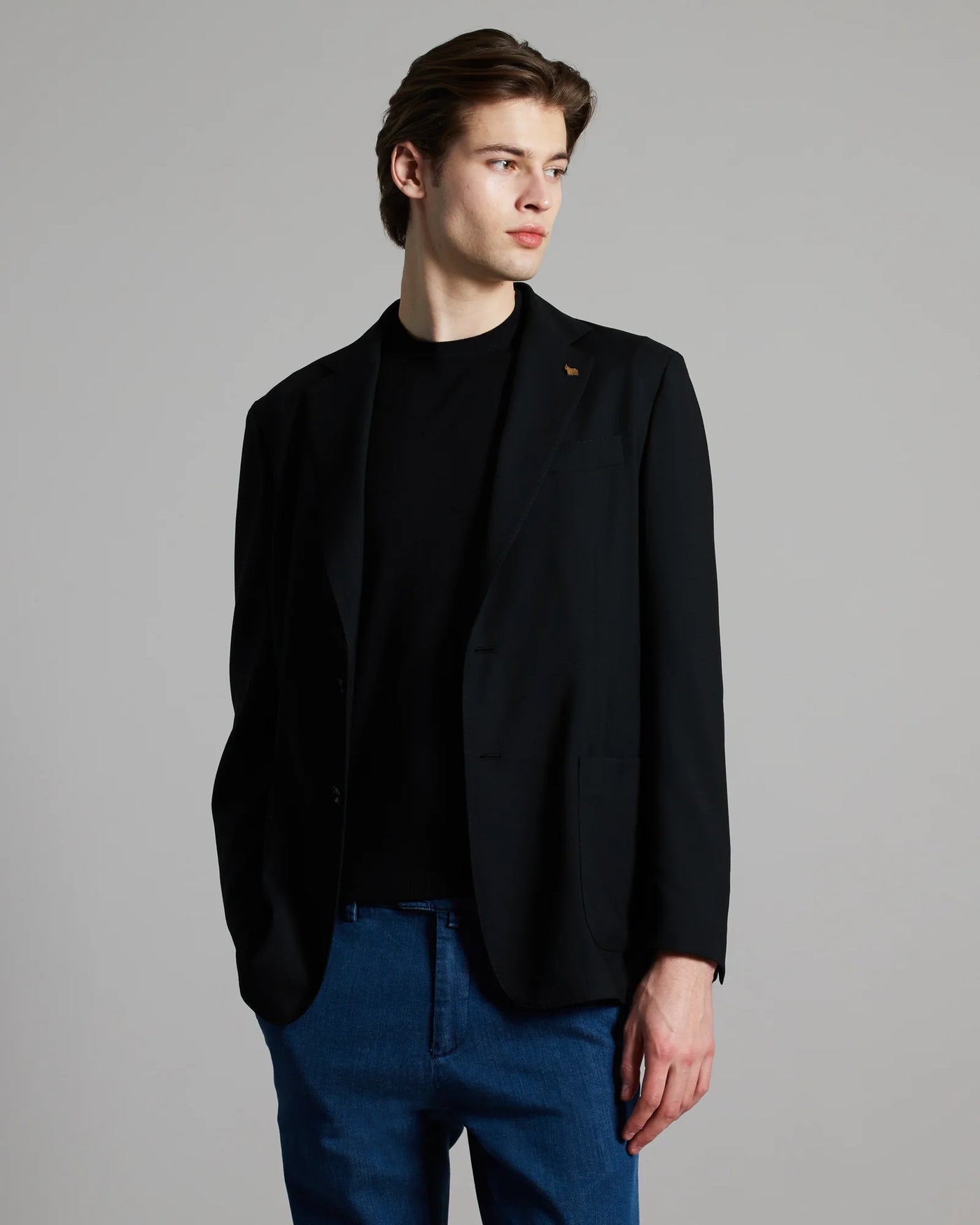 Cashmere 4.0 Robert Blazer in Black