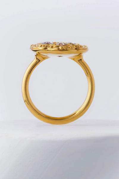 18K Yellow Gold Into the Wild Ring