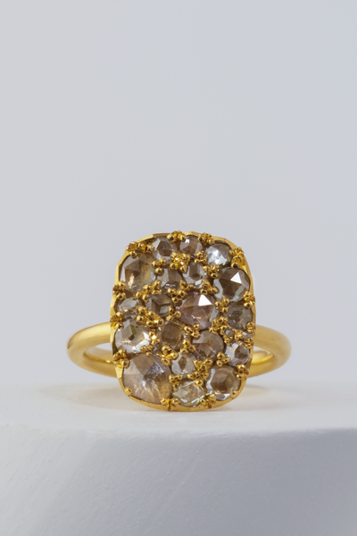 18K Yellow Gold Into the Wild Ring