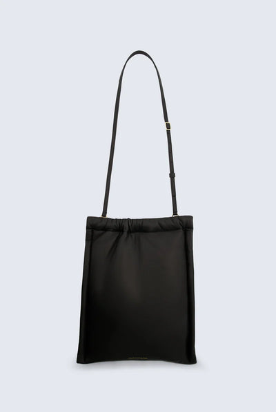 Louise Bag Small in leather in Black