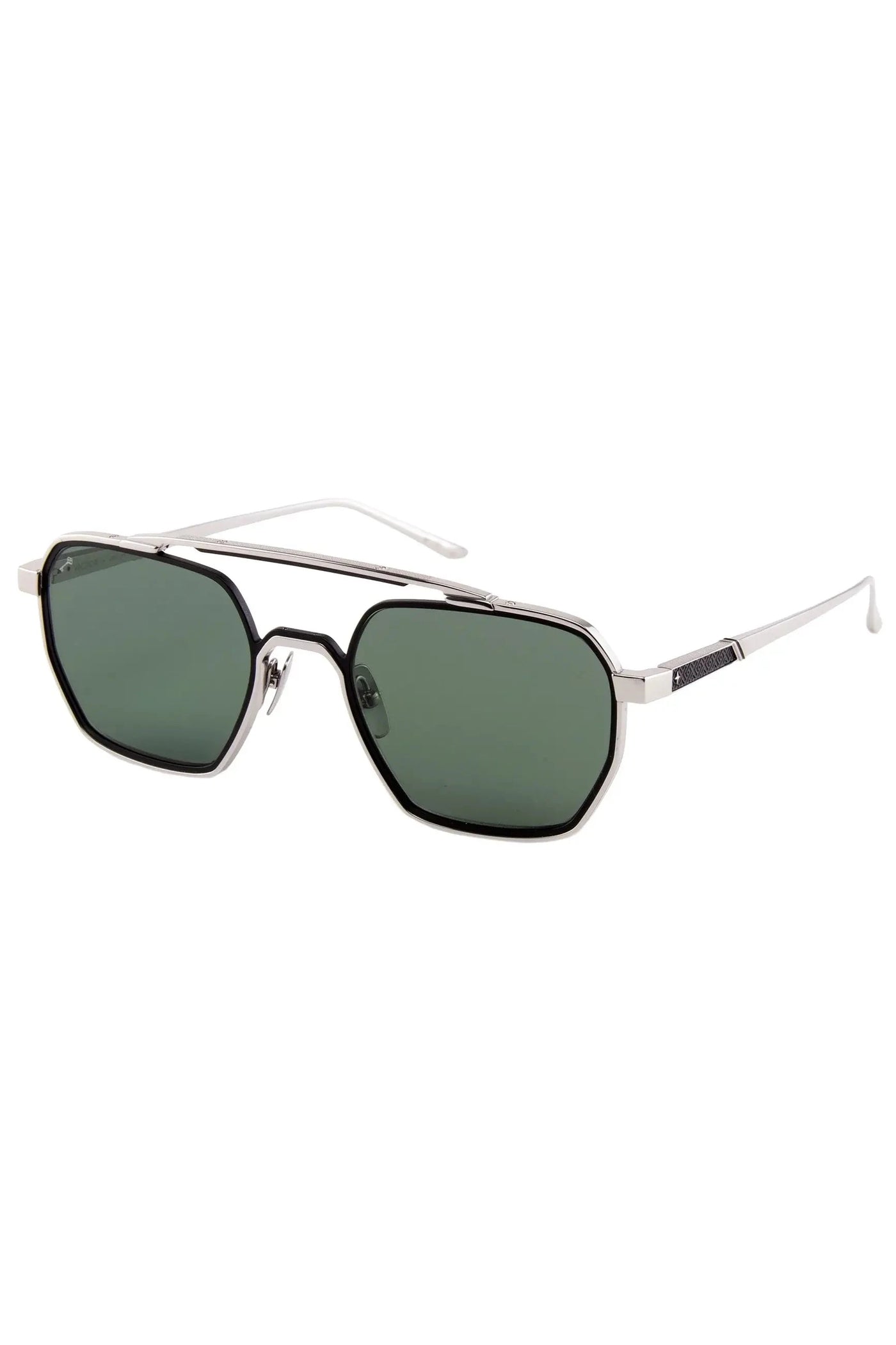 Victor 12K Silver Black Sunglasses