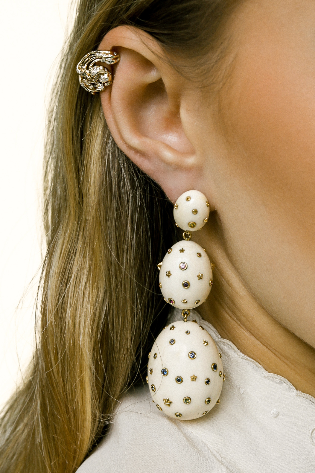 Mammoth Egg Earrings