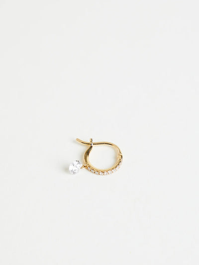 18K Yellow Gold Set Free Mini Hoops