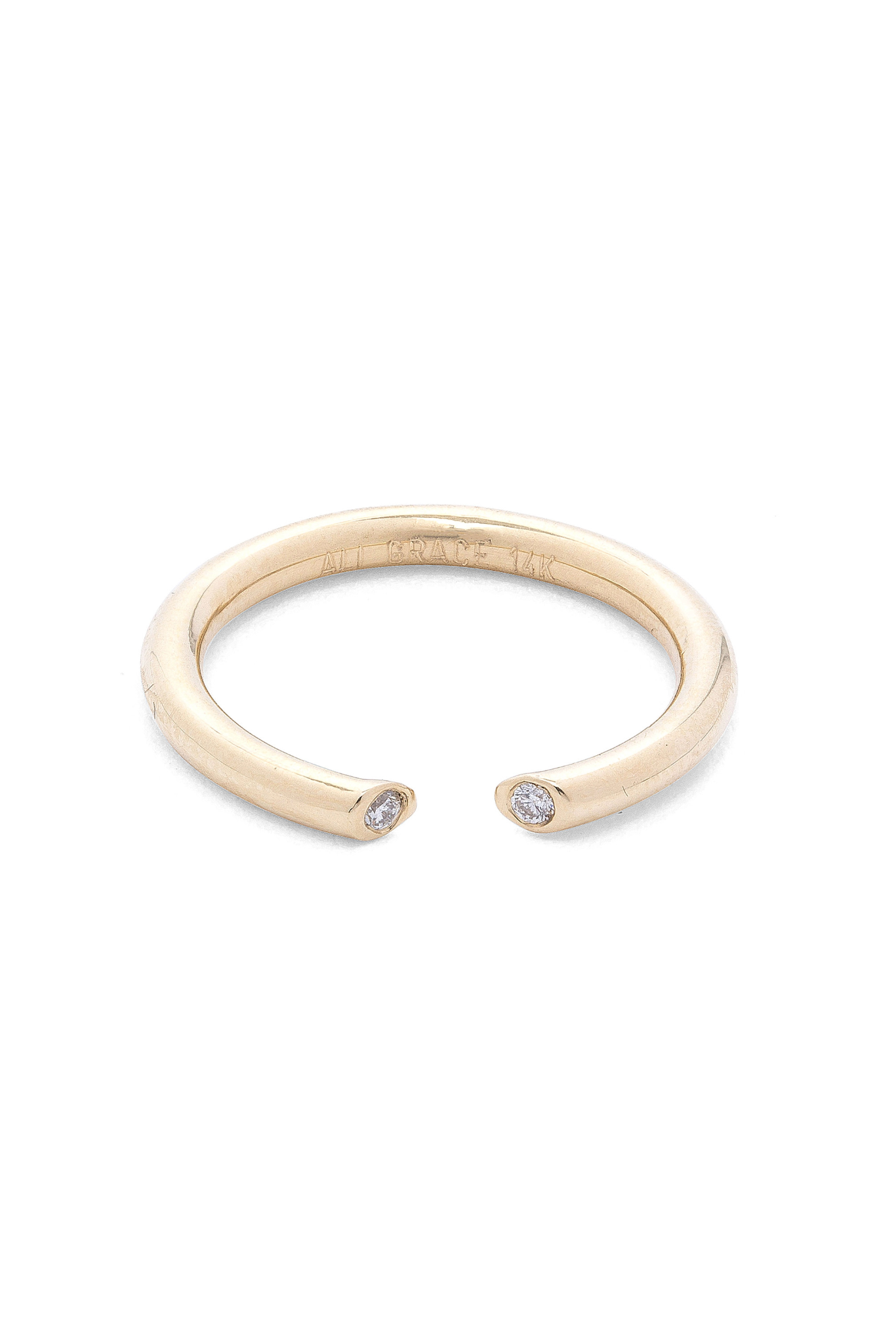 14k Yellow Gold Tina Open Ring