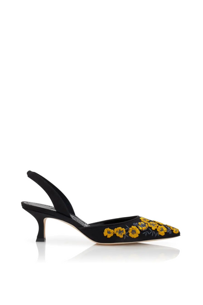 Carolyne Gala Silk Slingback Pump