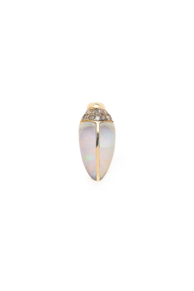 Mini Scarab Opal Stud