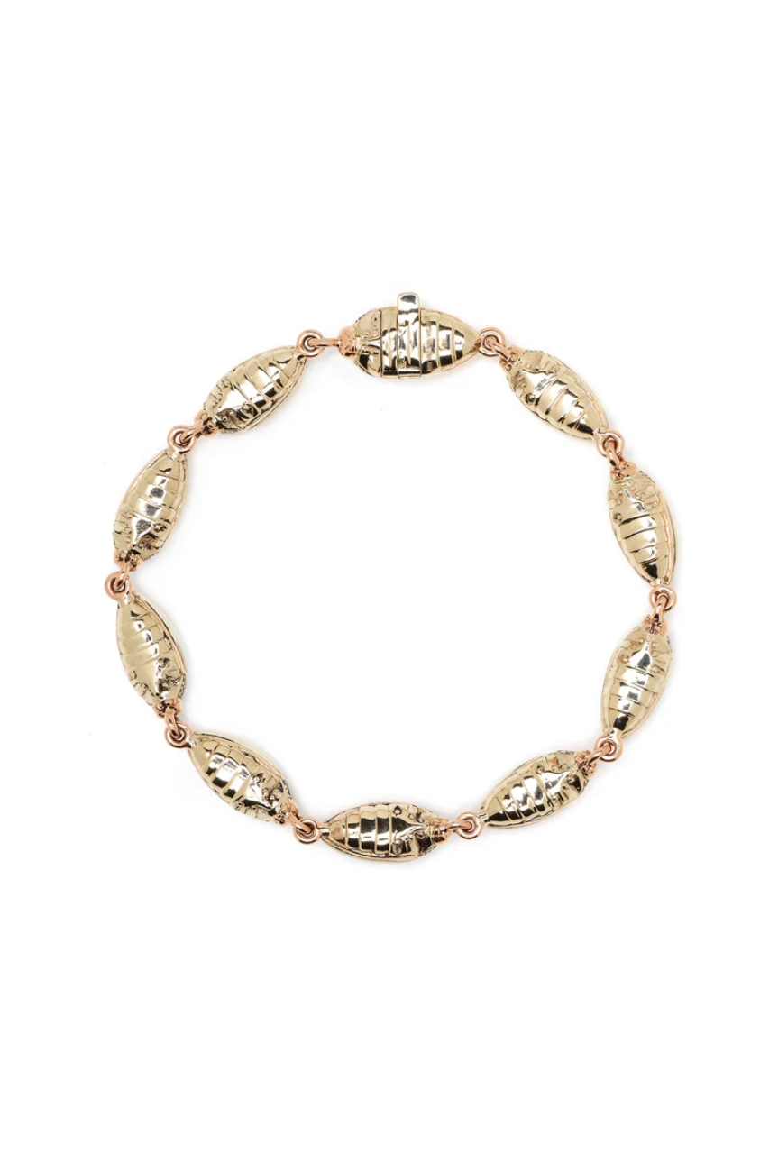 Mammoth Mini Scarab Eternity Bracelet