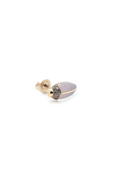 Mini Scarab Opal Stud