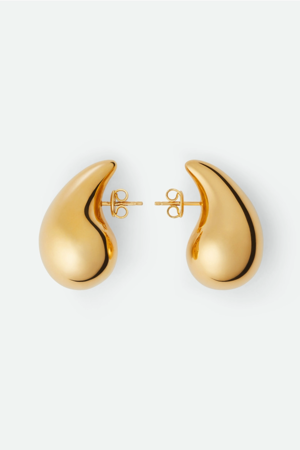 18K Yellow Gold Medium Drop Earrings