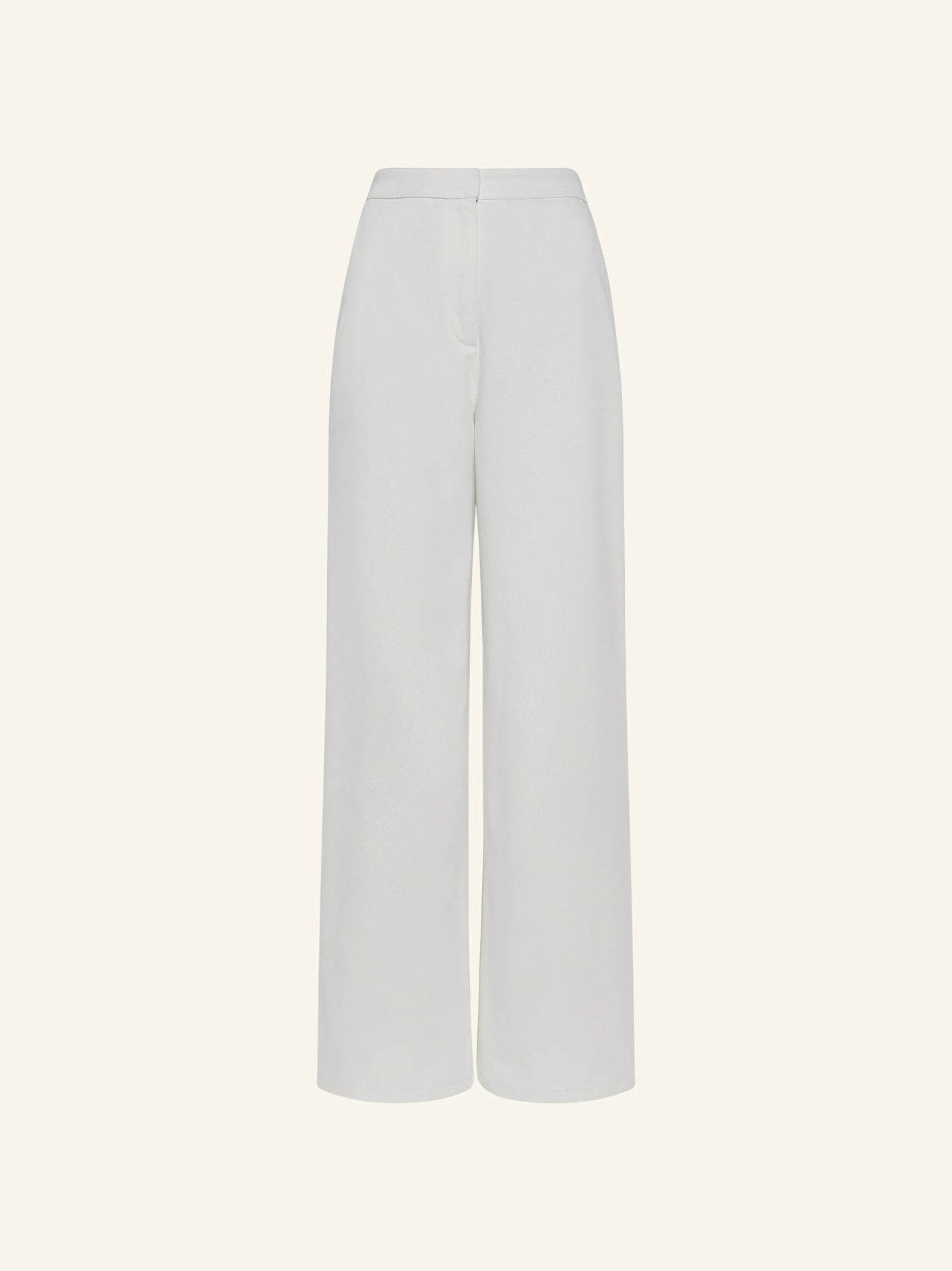 Strider Straight Leg Denim Pants in White